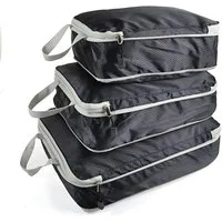HoyoLee Handels GmbH Aufbewahrungsbox Wasserdichte Nylon-Kleideraufbewahrungstasche, dreiteiliges Reiseset