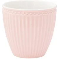 Greengate Becher Alice Latte Cup pale pink 0,25 l, Steingut
