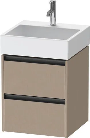 Duravit Ketho.2 Waschtischunterbau wandhängend Leinen Matt 484x460x549 mm - K25274075750000 K25274075750000