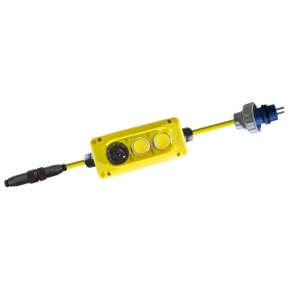 Setolite Zuleitung Dim für Einsatzstellenbeleuchtung XLD-C Compact Basic , Anschlussstecker:Schuko, druckwasserdicht