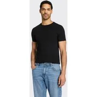 HUGO T-Shirt HUGO-Round (Packung, 2er) Rundhalsausschnitt, Slim-Fit, HUGO Logo-Druck