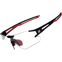 ROCKBROS Fahrradbrille Photochrome Fahrradbrille Damen Herren mit UV400 Schutz für Radsport
