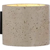 SCHÖNER WOHNEN-Kollektion LED Wandleuchte TRAVENTA, ohne Leuchtmittel, SCHÖNER WOHNEN Kollektion, Travertinoptik, Downlight