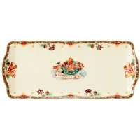 Seltmann Weiden Kuchenplatte Marieluise, mit Weihnachtsmotiv, Porzellan, (1-tlg), Servierplatte eckig, 34,5 x 15 cm, Weihnachtsnostalgie