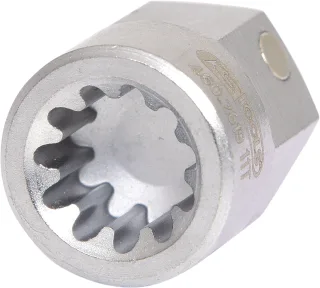 KS Tools Spezialeinsatz Vielzahn M9 mit Magnet, für SAF und Knorr Sättel - 460.2619
