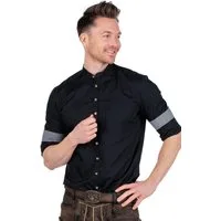Orbis Textil GmbH & Co. KG Trachtenhemd Trachtenhemd - VALENTIANO - schwarz