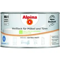 Alpina Weißlack ALPINA Weißlack, für Möbel&Türen, extramatt, 300ml