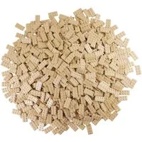 LEGO® LEGO® 2x4 Platten Bauplatten Beige - 3020 NEU! Menge 100x Spielbausteine, (Bausteine, 100 St., Kreativ-Set), Made in Europe