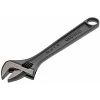 Einmaulschlüssel verstellbar, 10", Schraubenschlüssel dunkelgrau, SW 0 bis 30mm