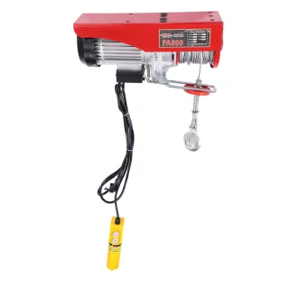 Electric Hoist PA800 20M Lifting Crane Winch 400kg 800kg Capacity 20m Height Wired Remote Control 1.3KW Motor 220V Power