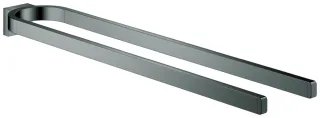 GROHE Handtuchhalter Selection 41059 2-armig hard graphite, 41059A00 41059A00