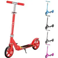 FOXSPORT Cityroller Leichter faltbarer, für Erwachsene und Kinder, 1 km/h, (Packung, mit Schutzblechen), klappbar&höhenverstellbar Scooter 4.7 Zoll Räder Maximale 100 kg