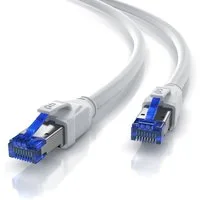 Primewire LAN-Kabel, CAT.8, RJ-45 (Ethernet) (750 cm), Patchkabel CAT 8 Gigabit Ethernet 40 Gbit/s S/FTP Netzwerkkabel - 7,5m