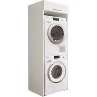 Laundreezy Waschmaschinenumbauschrank LAUNDREEZY LDL Topseller, Breite 67,5 cm, höhenverstellbare Füße, Soft-Close