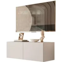Lookway Lowboard COLGANTE KASCHMIR 100 cm Eleganter hängender TV-Schrank mit LED