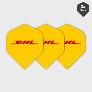 Offizielle DHL Dart Flights (3 Sets) - Standard Form mit 100 Mikron
