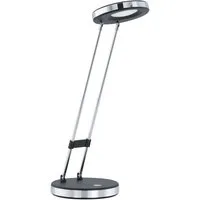 EGLO LED Tischleuchte Gexo, Leuchtmittel inklusive, Tischleuchte - H32 x Ø12,5 cm - schwarz, chrom - 2,5W inkl.