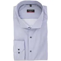 Eterna Businesshemd ETERNA MODERN FIT Langarm Hemd blau-weiß gestreift 3341-16-X17V