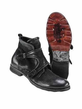 Lederwerk Herren Leder-Boot Lauffeuer Schwarz Obermaterial: Rindleder