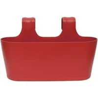 Engelland Blumenkasten Blumentopf zum Hängen (Vorteils-Set, 1 St., Fassungsvermögen je Topf 5,5 Liter), UV-Beständig, Frostbeständig, Wasserauffangschalen