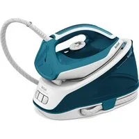 Tefal Dampfbügelstation Express Essential, 2200 W, Xpress Glide Bügelsohle, Calc Clear, 1400 ml Wassertank, 5,2 Bar, Dampfstoß: 280 g/Min., Dauerdampfmenge: 120 g/Min., SV6115