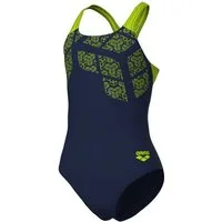 Arena Badeanzug G ARENA KIKKO SWIMSUIT SWIM PRO BACK mit integriertem UV-Schutz UPF50+, chlor- und salzwasserbeständig