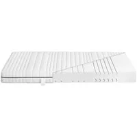 Komfortschaummatratze Nightlife Silber mit 7 Liegezonen, Badenia Trendline, 18 cm hoch, optimale und weiche Anpassung der Körperkontur, für alle Schlaftypen