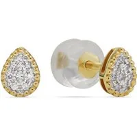 CHRIST Paar Ohrstecker CHRIST Damen-Ohrstecker 375er Gelbgold 16 Diamant