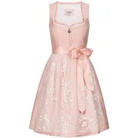 Nübler Trachtenkleid Mididirndl Gardi in Peach von Nübler - Rocklänge 60 cm