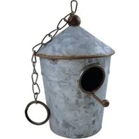FTWdesign Vogelhaus Kleiner Nistkasten für Vögel Vogelhaus aus Zink für Draußen
