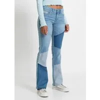 bonprix Schlagjeans Regular Fit, Mid Waist, mit Elasthan-Anteil
