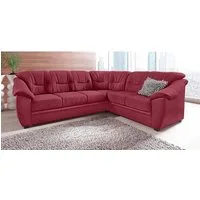 sit&more Ecksofa Savona L-Form, B. 262 cm, Komfortsitz, Eckcouch mit Stoff- & Lederwahl, mit Schlaffunktion, Liegefl. 120x195 cm