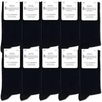 OCCULTO Businesssocken Herren 100% Baumwollsocken 10-20er Pack (Modell: Ingo) (10-Paar)