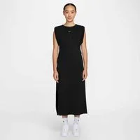 Nike Sportswear Shirtkleid W NSW NK CHLL FT DRESS aus Baumwolle und Polyester, erhältlich in den Größen XS bis XXL