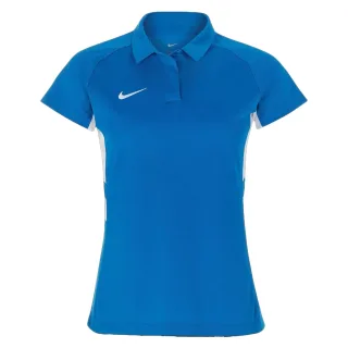 Nike - Poloshirt für Damen, Kontrasteinsatz, Raglanärmel (Königsblau/Weiß)