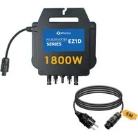 enjoy solar Wechselrichter APsystems® EZ1-Serie 400W/800W/1800W, Netz Anschlusskabel, (Plug & Play Wechselrichter ideal für Balkonkraftwerk 400W/800W/1800W), PV-VDE Zertifiziert