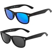 UrbanSky Sonnenbrille Tiberius X Challenger blau verspiegelt und grau getönt ohne Verspiegelung