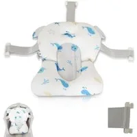 Moni Wanneneinlage Badekissen Sea Stars HA-B48, B: 44 cm, L: 33 cm, 1-tlg., Badeauflage, Kunststoff Clips, ab Geburt