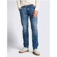 TOM TAILOR Straight-Jeans Jeanshosen TTMARVIN STRAIGHT Jeans mit Superstretch