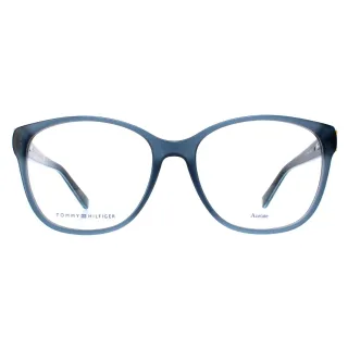 Tommy Hilfiger Square Womens Blaue Glitzerbrille