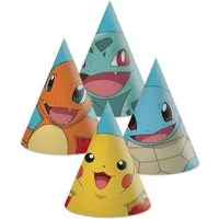 Procos Kinderbecher PROCOS Pokémon Partyütä 6 Stück – 17×16 cm Pikachu