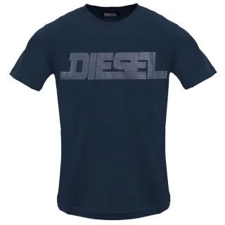 Diesel - T-shirt „total Eclipse" Mit Einfarbigem Logo