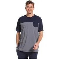 Pastunette Pyjamaoberteil Herren Pyjamashirt mit kurzem Arm (1-tlg) Baumwolle