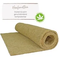 ELMATO Kleintierstreu Elmato 12836 Nagerteppich aus 100% Naturhanf für Nager, 150x80cm, 100% Naturhanf