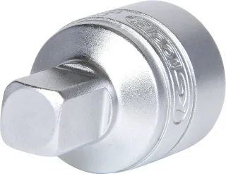 KS Tools 3/8" Öldienst-Bit-Stecknuss für Innenvierkant-Schrauben mit Magnet - 150.1416