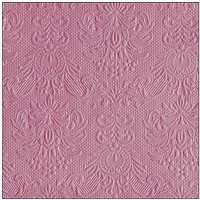 Ambiente Luxury Paper Products Papierserviette, Servietten Papier 33x33cm Elegance geprägt 15 Stück Altrosa