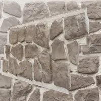NOVIK Verkleidungspaneel NovikStone FS Platte 127x48cm 10 St. 4,65qm Feldstein braun, BxL: 48,58x127,00 cm, 0,46 qm, (Karton mit 10 Platten, 4,61 qm) Wandverkleidung mit 3-D-Effekt, problemlose Montage, Felssteinoptik