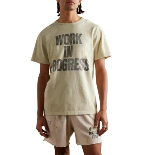Galerieabteilung - T-shirt „work In Progress" - Archivweiß