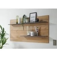 Home affaire Wandregal City/Giron, modernes Wandboard, Wandhalter mit Ablagefläche, vielseitig einsetzbares Hängeregal