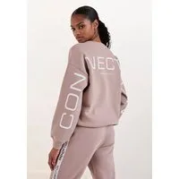 French Connection Sweatshirt mit großem Logodruck auf dem Rücken
